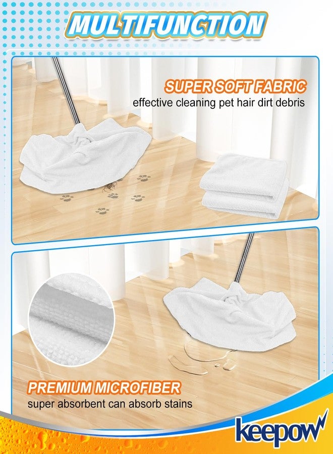 كيباو مجموعة KEEPOW من 4 قطع من مناشف التنظيف المصنوعة من الألياف الدقيقة كبيرة الحجم، مقاس 30 × 20 بوصة، مناسبة لممسحة الزجاج، قابلة للغسل وإعادة الاستخدام لتنظيف الزجاج والنوافذ والمكاتب والسيارات، عالية الامتصاص، لا تترك وبرًا أو خطوطًا (أبيض وأزرق) - Image 5